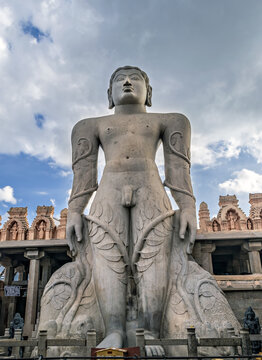 Gommateshwara statue is a 57ft high monolithic statue located at Shravanbelagola.