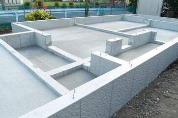 建設現場　基礎工事