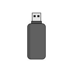 Flash disk icon, flash disk icon illustration