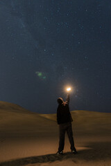 turismo desierto nocturna arena estrellas desert  