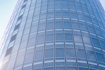 Architecture details Modern Building Glass facade Business background