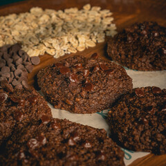 oats, chocolate, eat cokies