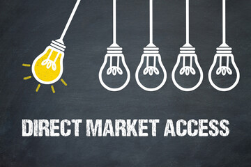 Fototapeta premium Direct Market Access