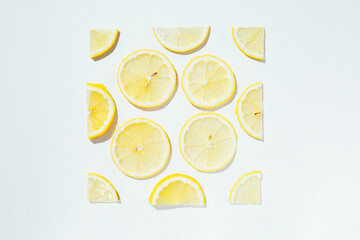 Lemon frame background