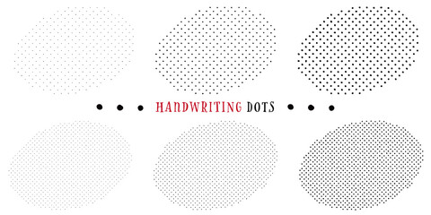Handwriting dots