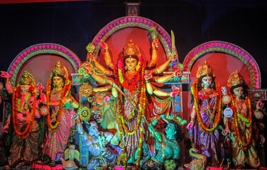 Durga Puja or Durgotsava,is an annual Hindu festival celebrated mainly in West Bengal,Indian.Durga...