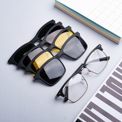 Gafas con colores shades y filtros