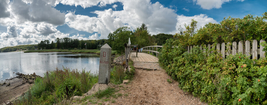Border between Germany and Denmark near Skomagerhuset