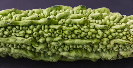 Organic tropical vegetable, bitter melon or karela 2