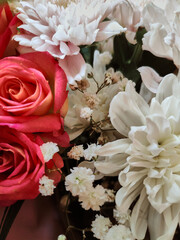 bouquet of red roses