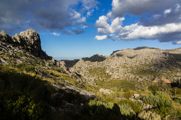 Puig Gros de Ternelles, 838 metros, Mortix publishes estate, natural setting of the Sierra de Tramuntana, Mallorca, balearic islands, spain, europe
