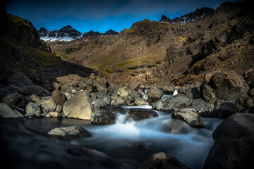 mountain river in the mountains