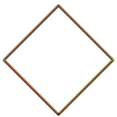 GoldQuadrat 45¯ Wgedreht