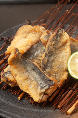 サンマの竜田揚げ
