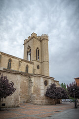 Fototapeta na wymiar Iglesia gótica de San Miguel (Palencia) España