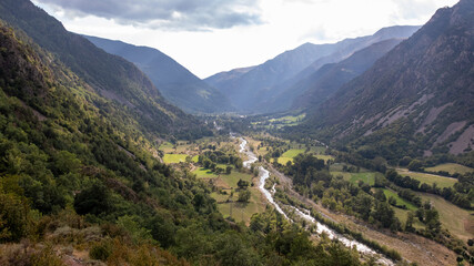 Naklejka premium view from the top of the mountains