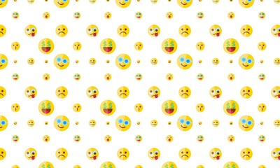 monster colorful collection background pattern design