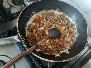 delicious vegetable dish on the plate