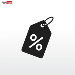 Price tag icon vector . Tag sign