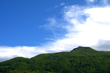 clouds over the mountains,green,sky, landscape, mountain, nature,view,outdoor, beautiful, panorama,trees