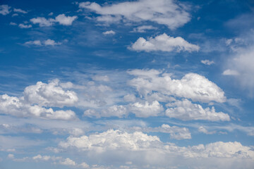 Obraz premium blue sky with clouds