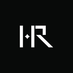 hr  vector logo abstract