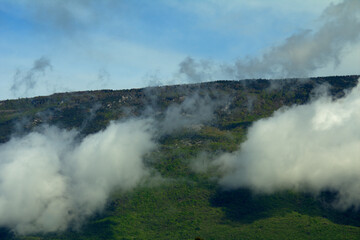 cloud in the mountains,nature, sky, landscape,white, natural,view,panorama,