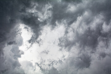 rain cloud Feel cruel dangerous, storm cloud before a thunderstorm