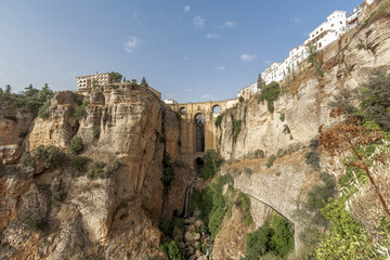 Fototapeta premium Old Bridge of Ronda in Malaga