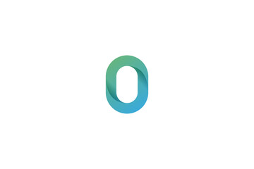 Fototapeta na wymiar Colorful letter O logo design , modern letter O logo . vector illustration