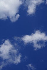 blue sky with white clouds