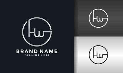 circle letter HW logo