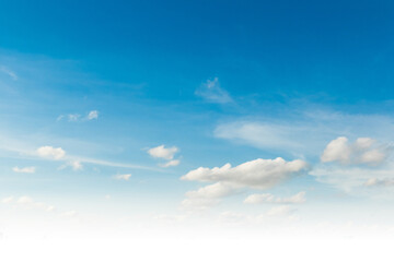 blue sky with clouds