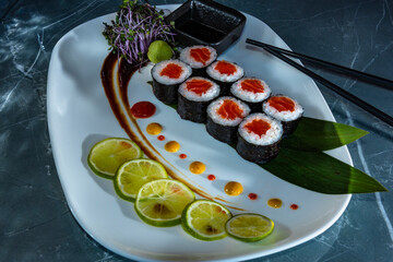 i love japanese sushi food, rolls