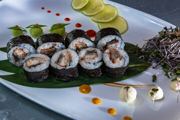 i love japanese sushi food, rolls