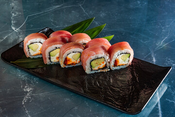 i love japanese sushi food, rolls