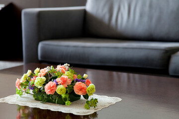 クラブハウスのロビー