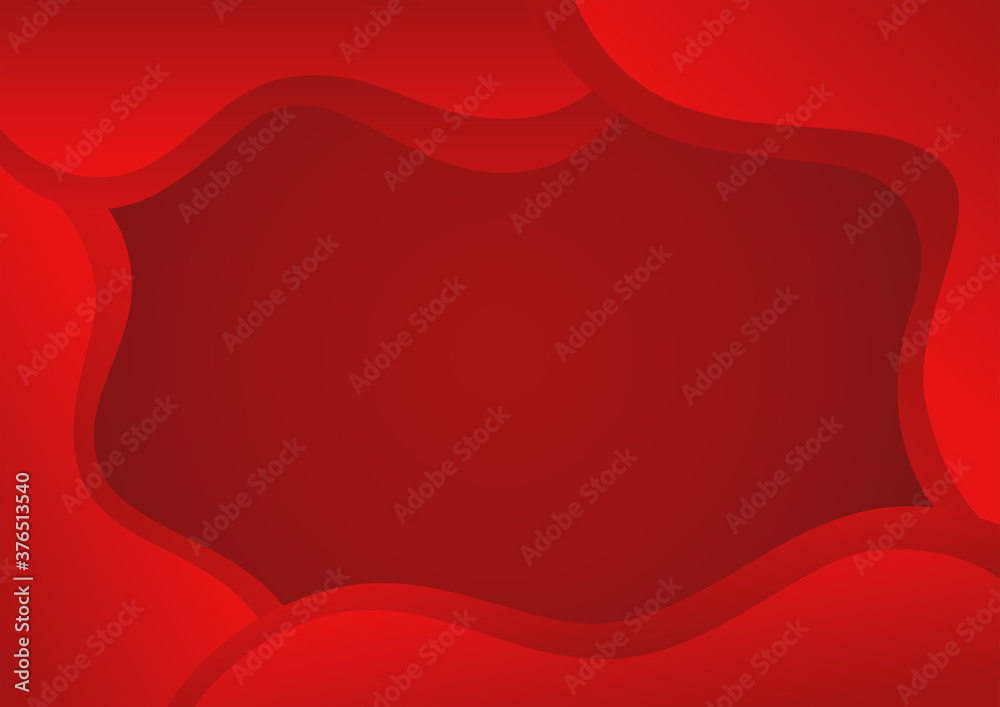 Poster Abstract red background