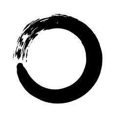 Enso circle, zen symbol.