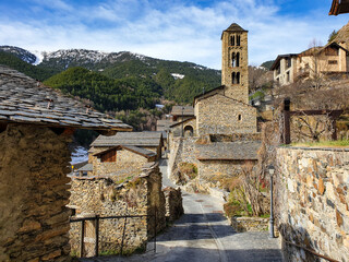 Pal Village in Andorra Pyrenees Mountains.