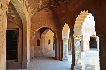 interior of step well in haryana