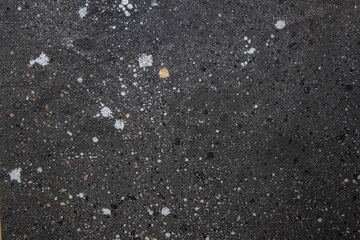 Black textured wall paint spatter gold, silver