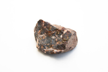 studio photo of hematite with pyrite