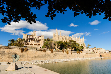 Palma Cathedral (La Seu) (14th-16th centuries) .Palma.Mallorca.Baleares.Spain.