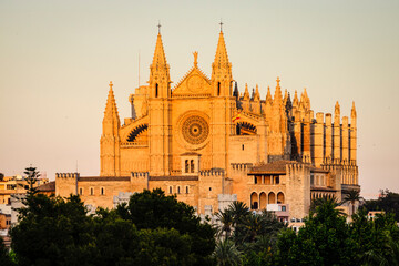 Palma Cathedral (La Seu) (14th-16th centuries) .Palma.Mallorca.Baleares.Spain.