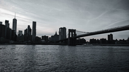Fototapeta na wymiar Brooklyn Bridge - Manhattan