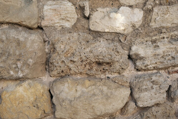 Stone wall texture. Old castle stone wall texture background. Stone wall as background or texture.
