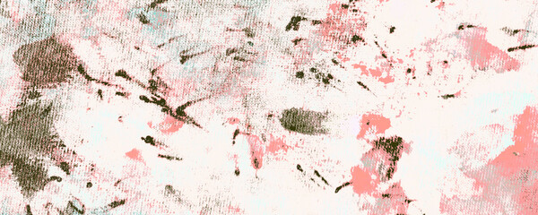 Green Ink Dirty Drawing. Khaki Distressed