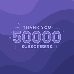 Thank you 50000 subscribers 50k subscribers celebration.
