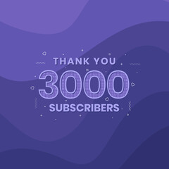 Thank you 3000 subscribers 3k subscribers celebration.